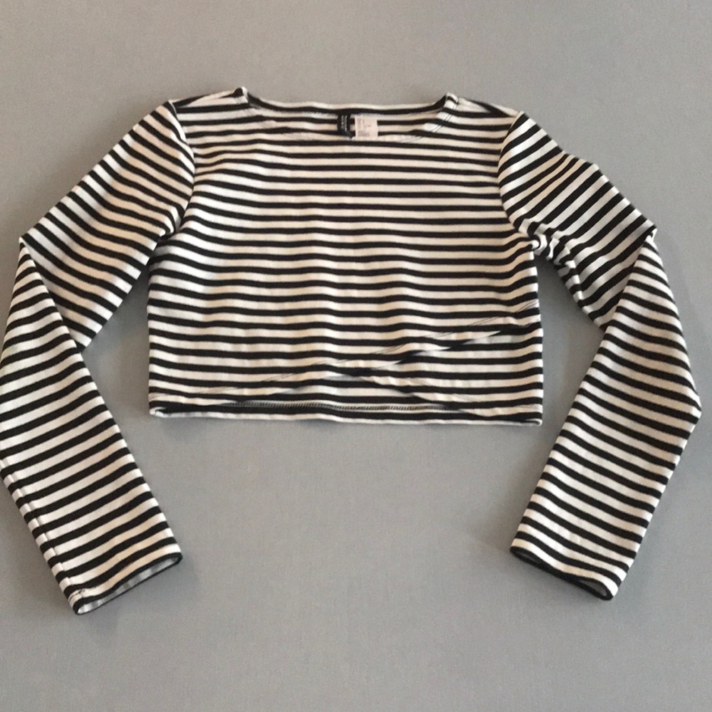 Striped crop top